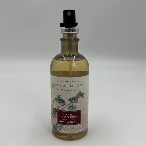 Bath & Body Works TEA TREE PEPPERMINT Aromatherapy Essential Oil Mist 5.3 fl oz - Picture 1 of 7